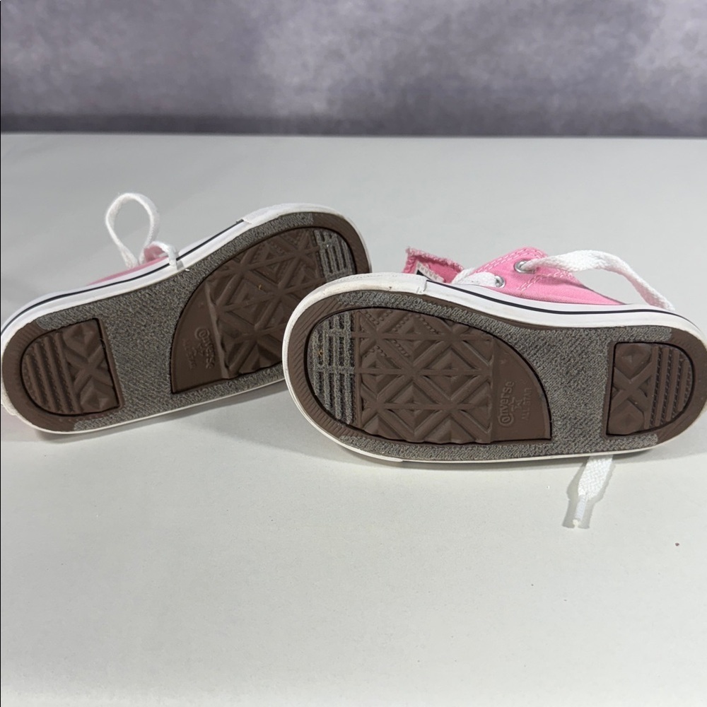 Pink Infant Converse Chucks Size 7 - Picture 7 of 7